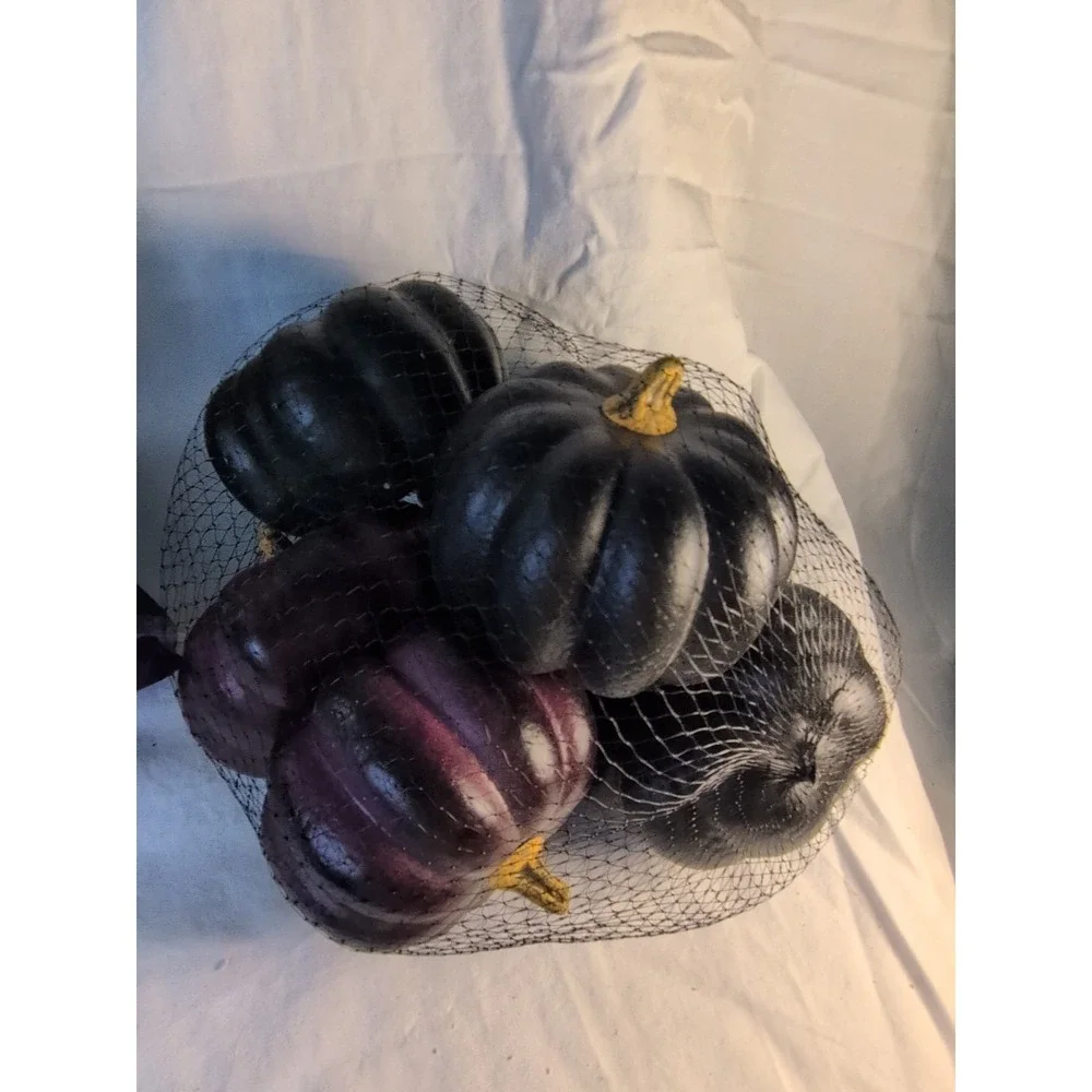 Assorted Artificial Fall Gourds & Mini Pumpkins Lot – Autumn Harvest Decor Mixed